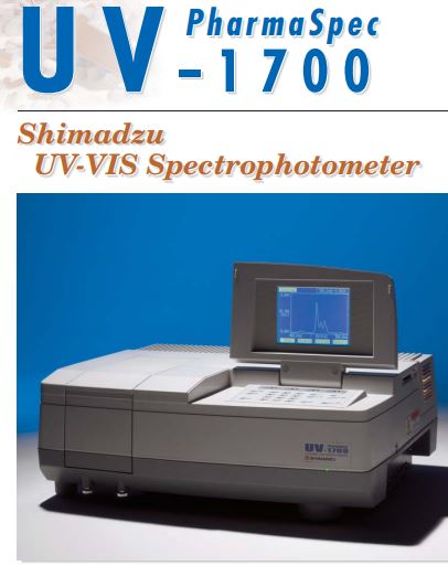 UV-VIS spectrophotometer.